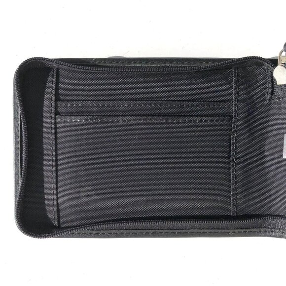 COACH Palm Pilot Case Black Leather Zip Wallet Organizer PDA vintage 5.5 x 3.75 - Picture 11 of 16